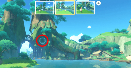 Genshin - How to Angle to Span Photo-Taking Points Day 2 Port Ormos Sumeru