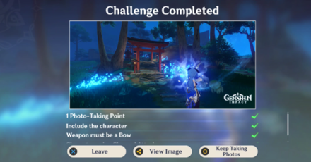 Genshin - How to Play Outside the Canvas 3.2 Greenery Chapter 7 - Capture Photo