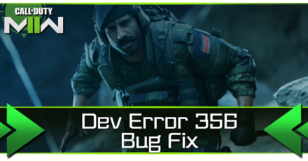 Modern Warfare 2 - Dev Error 356 Bug Fix
