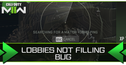 Warzone 2.0 - Lobbies Not Filling Bug