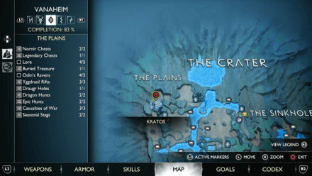 GoW Ragnarok - Map View