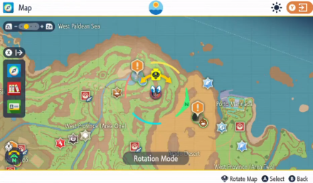 Pokemon Scarlet and Violet SV - TM039 - Low Sweep TM Overworld Location