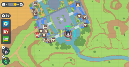 Pokemon Scarlet and Violet SV Chilling Water TM Overworld Location