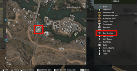 Modern Warfare 2 - Check Map for Buy Stations
