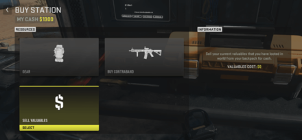 Warzone 2.0 - Buy Station Items