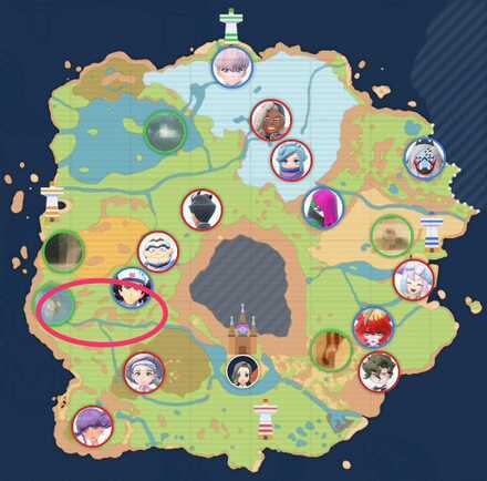 West Province (Area One) Location