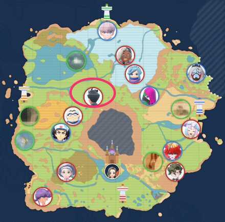 West Province (Area Three) Location