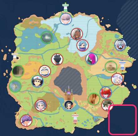 East Paldean Sea Location