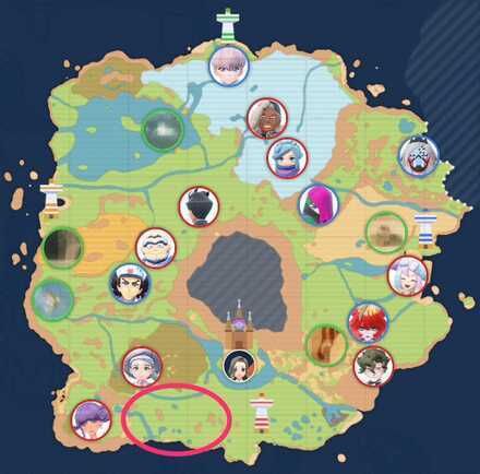 South Province (Area Four) Location