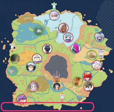 South Paldean Sea Location