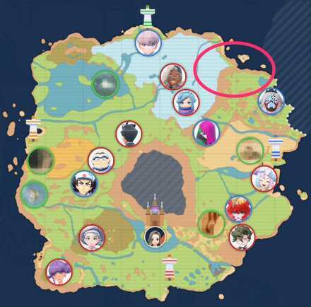 North Province (Area One) Location