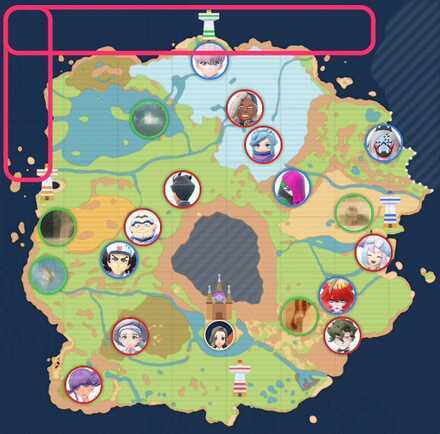 North Paldean Sea Location