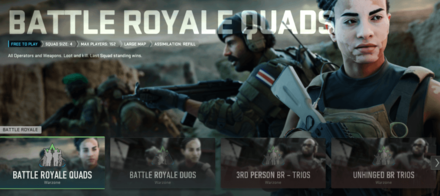 Warzone 2.0 - Battle Royale Queue Modes