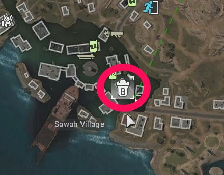 sawah village east stronghold map