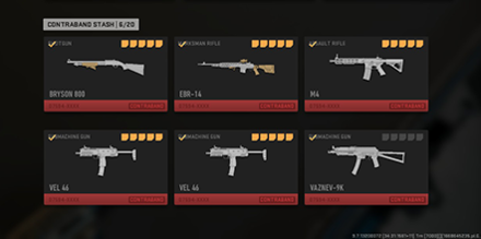 Warzone 2.0 - Contraband Weapons