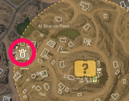 southwest of al sharim stronghold