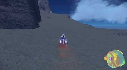 Go straight ahead the shorline