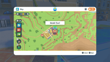 Pokemon Scarlet and Violet (SV) - How to Get to  Glaseado Gym Step 1