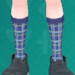 Pokemon Scarlet and Violet SV - Plaid High Socks