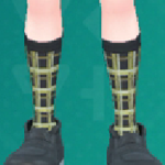 Pokemon Scarlet and Violet SV - Plaid High Socks