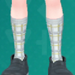Pokemon Scarlet and Violet SV - Plaid High Socks