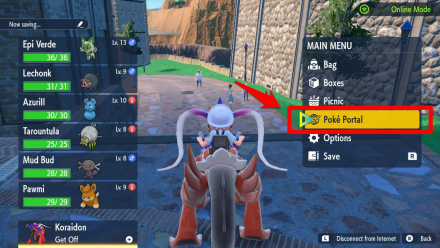 Pokemon Scarlet and Violet SV Poke Portal