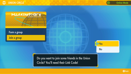 Pokemon Scarlet and Violet SV Join a Group