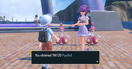 Pokemon Scarlet and Violet SV - TM120 - Psychic TM Overworld Location