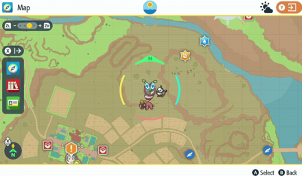 Pokemon Scarlet & Violet - TM Mud-Slap Map Location