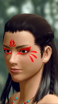 MH Rise Sunbreak - Mizutsune Face Paint