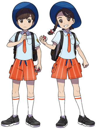 Pokemon Scarlet Main Characters - Pokemon Scarlet and Violet (SV)