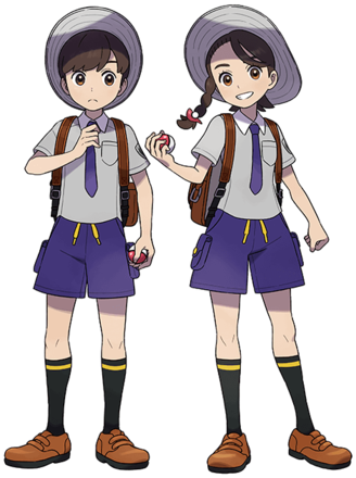 Pokemon Violet Main Characters - Pokemon Scarlet and Violet (SV)