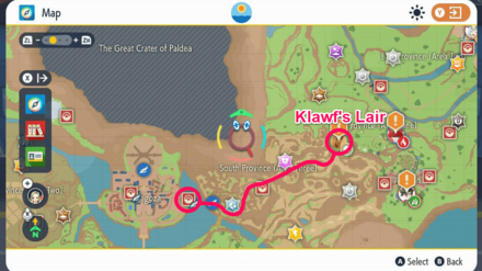 Klawf Titan Location