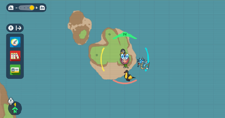 Pokemon Scarlet and Violet SV - TM146 - Grass Pledge TM Map Location