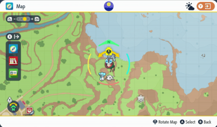 Pokemon Scarlet & Violet - TM Avalanche Map Location