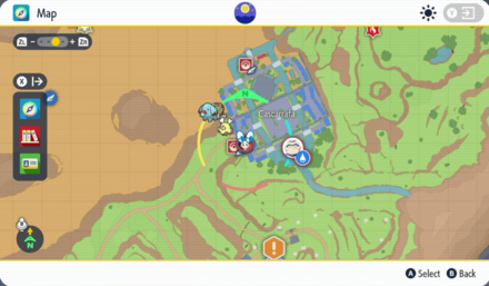 Pokemon Scarlet & Violet - TM Sleep Talk (Cascarrafa) Map Location