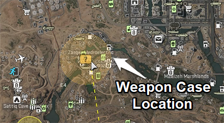Warzone 2.0 - Weapon Case Map Location