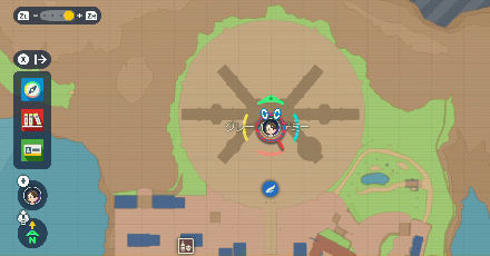 Pokemon Scarlet and Violet SV - TM057 - False Swipe TM Map Location