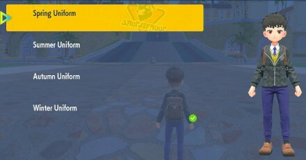 Uniform Choices - Pokemon Scarlet and Violet (SV)