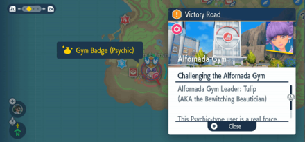 Pokemon Scarlet and Violet (SV) - Challenge the Alfornada Gym Leader