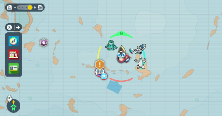 Pokemon Scarlet and Violet SV Blizzard TM Overworld Location