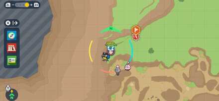 Pokemon Scarlet and Violet SV - TM071 - Seed Bomb TM Overworld Location