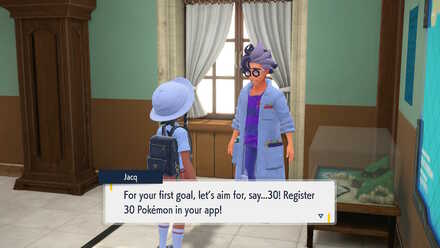 Pokemon Scarlet and Violet (SV) - Talk to Jacq to receive unique items