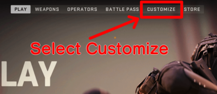 Modern Warfare 2 - Customize Tab