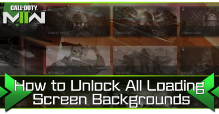 Modern Warfare 2 - How to Unlock All Loading Screen Backgrounds