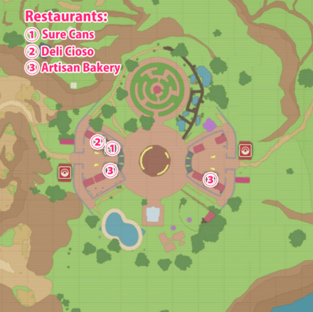 Pokemon Scarlet and Violet (SV) - Artazon Map and Shops