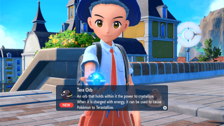Pokemon Scarlet and Violet - Receiving a Tera Orb from Nemona