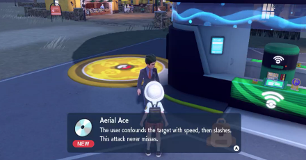 Pokemon Scarlet and Violet SV - TM027 - Aerial Ace TM Overworld Location