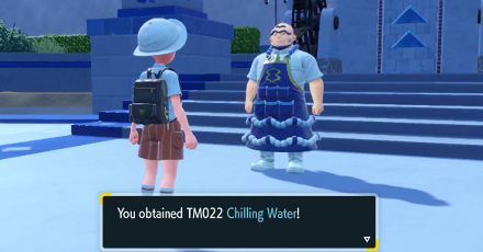 Pokemon Scarlet and Violet SV - TM022 - Chilling Water TM Overworld Location