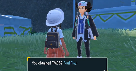 Pokemon Scarlet and Violet SV - TM062 - Foul Play TM Overworld Location